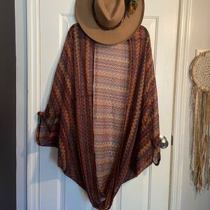NWOT MultiColor Kimono / Duster